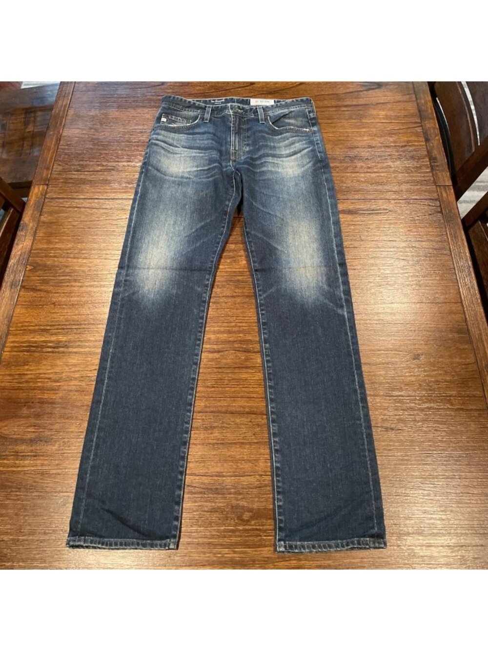 AG Graduate Tailored Jean Mens 32x34 7 Yr Blue Spire Faded Stretch AG-ED Denim